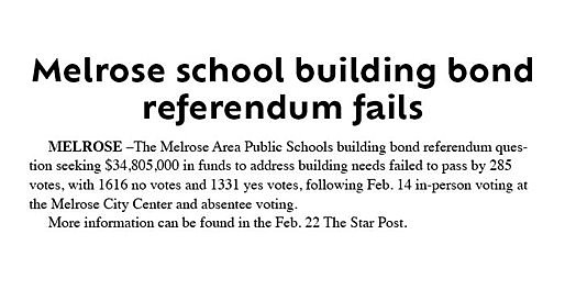 Melrose Referendum