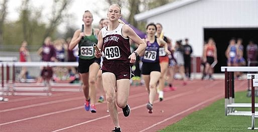 Girls tracksters take seventh behind running success